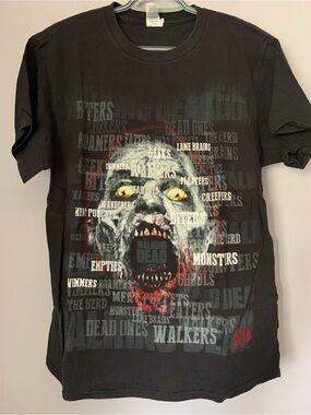 The Walking Dead Black T-shirt Size Medium